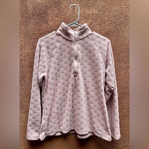 Eddie Bauer Light Pink Half-Zip Pullover